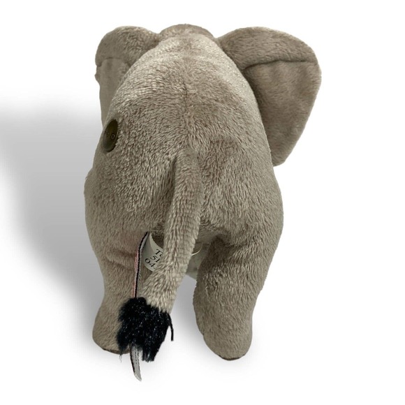 FAO Schwarz Plush ELEPHANT 10” Stuffed‎ Animal Gray 2013 Toys R Us Geoffrey Soft - Picture 4 of 10